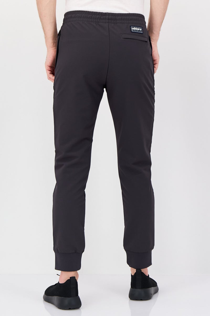 Adidas x Spezial Men Sportswear Fit Outdoor Track Pants, Dark Grey - Image 2